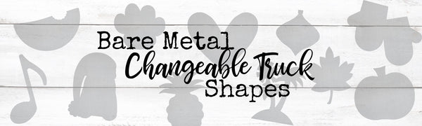 Seasonal/Holiday Truck Bare Metal Shapes