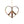 Load image into Gallery viewer, Heart Peace Ornament - Recycled Paper