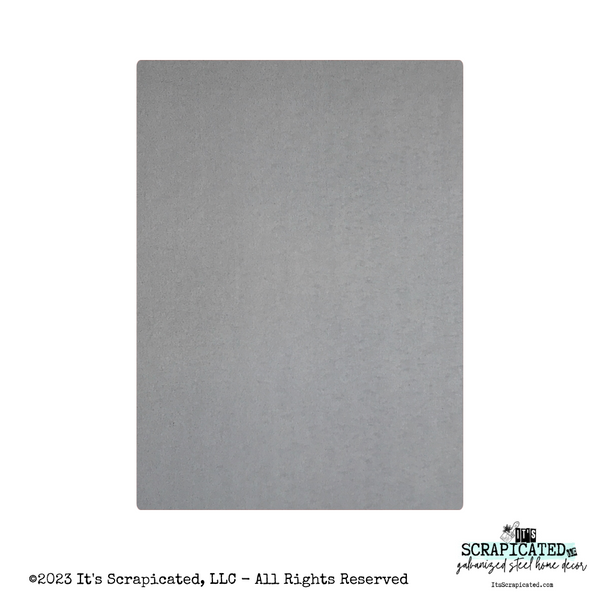 Bare Metal - 16" X 22" Rounded Rectangle