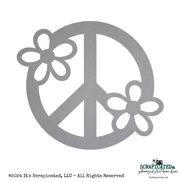 Bare Metal - Peace Sign With Flowers