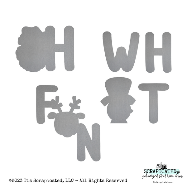 Porch Candy® - OH WHAT FUN - Bare Metal Design Set