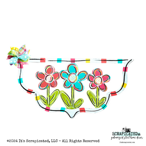 Spring Changeable Door Hanger Door Candy™ 3 Flowers