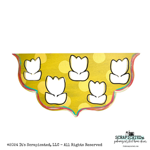 Changeable Door Hanger Door Candy™ Cutout Tulips