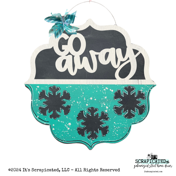 Winter Changeable Door Hanger Door Candy™ Snowflakes