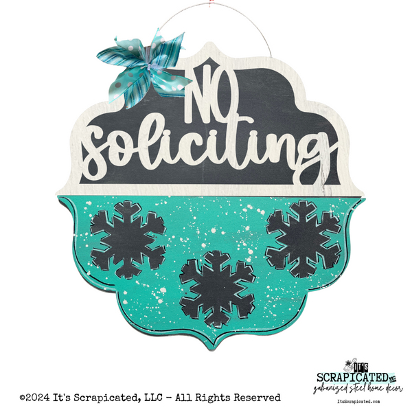 Winter Changeable Door Hanger Door Candy™ Snowflakes