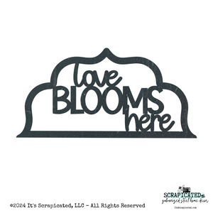 Changeable Door Hanger Top Love Blooms Here