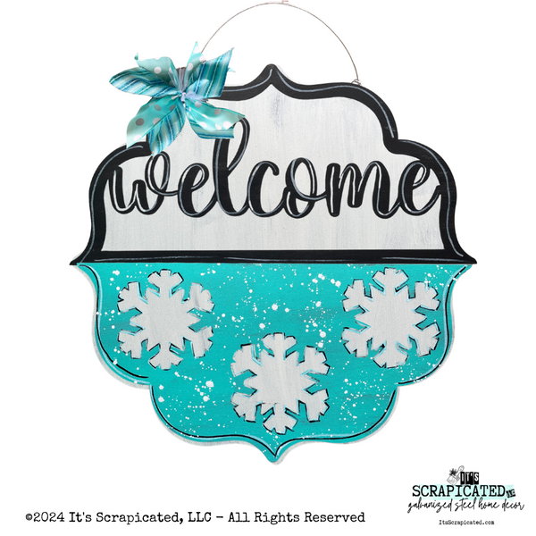 Winter Changeable Door Hanger Door Candy™ Snowflakes