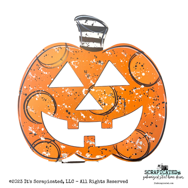Free Standing Jack O Lantern Smiling Face Home Decor and Porch