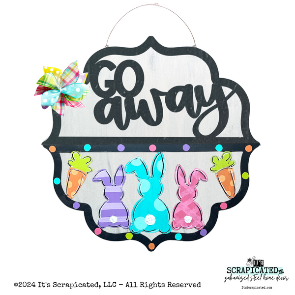 Easter Changeable Door Hanger Door Candy™ 3 Bunnies