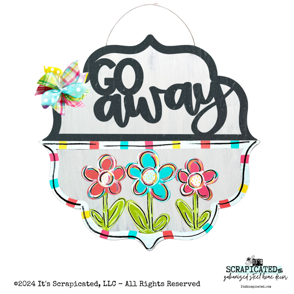 Spring Changeable Door Hanger Door Candy™ 3 Flowers