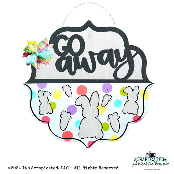 Easter Changeable Door Hanger Door Candy™ Bunnies and Carrots
