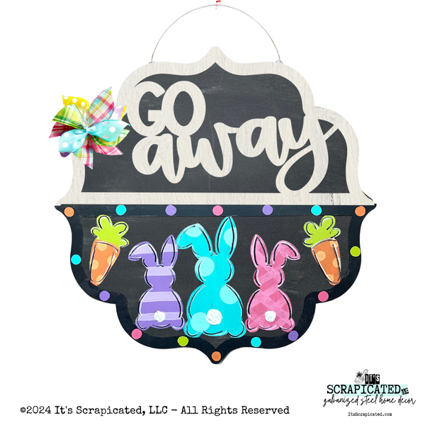 Easter Changeable Door Hanger Door Candy™ 3 Bunnies
