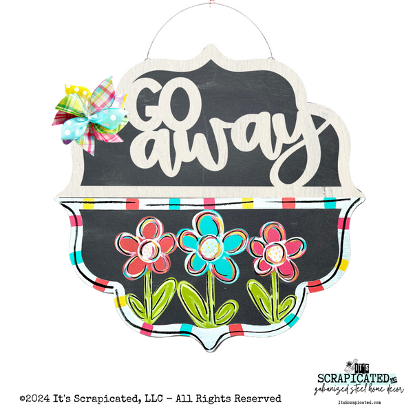 Spring Changeable Door Hanger Door Candy™ 3 Flowers