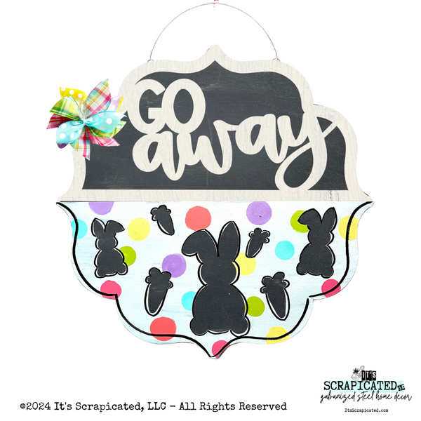 Easter Changeable Door Hanger Door Candy™ Bunnies and Carrots