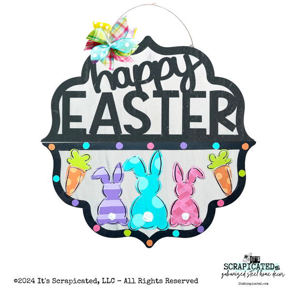 Easter Changeable Door Hanger Door Candy™ 3 Bunnies