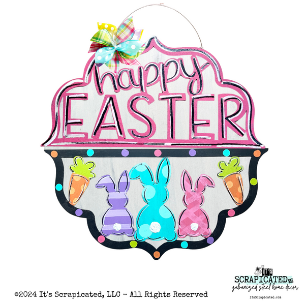 Easter Changeable Door Hanger Door Candy™ 3 Bunnies