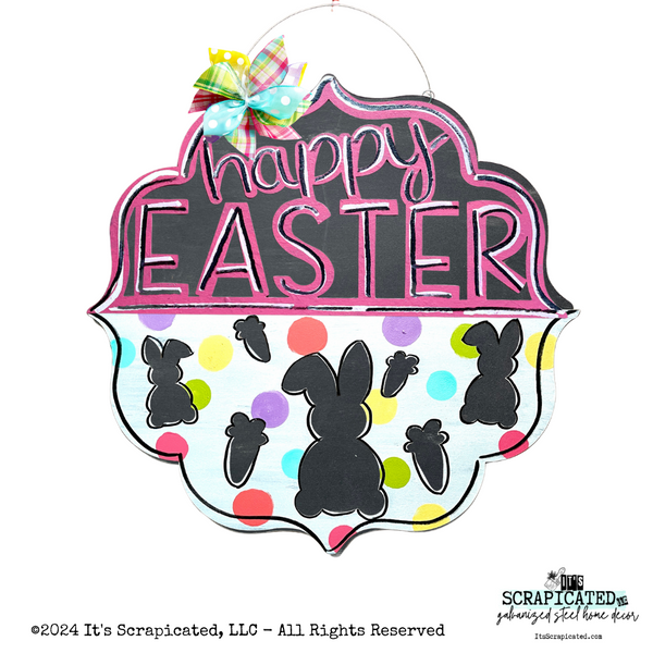 Easter Changeable Door Hanger Door Candy™ Bunnies and Carrots