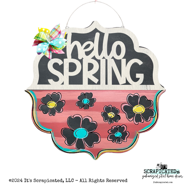 Spring Changeable Door Hanger Door Candy™ Flowers