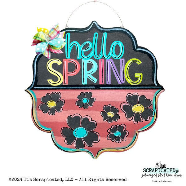 Spring Changeable Door Hanger Door Candy™ Flowers