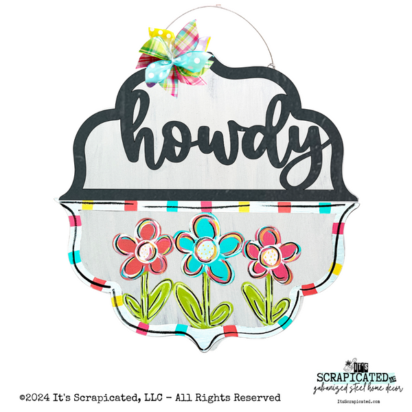 Spring Changeable Door Hanger Door Candy™ 3 Flowers
