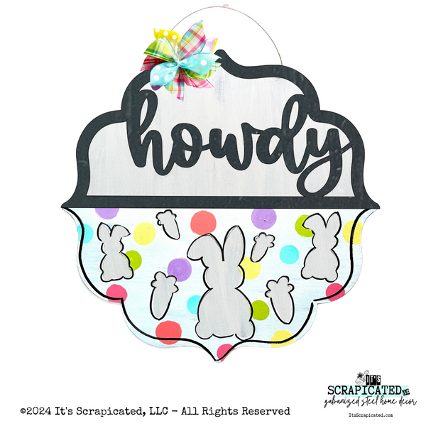 Easter Changeable Door Hanger Door Candy™ Bunnies and Carrots