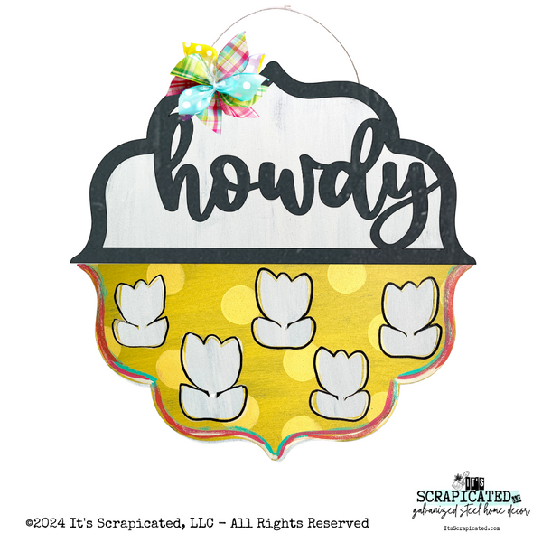 Changeable Door Hanger Door Candy™ Cutout Tulips