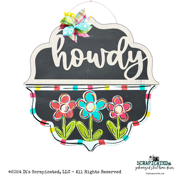 Spring Changeable Door Hanger Door Candy™ 3 Flowers