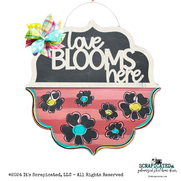 Spring Changeable Door Hanger Door Candy™ Flowers