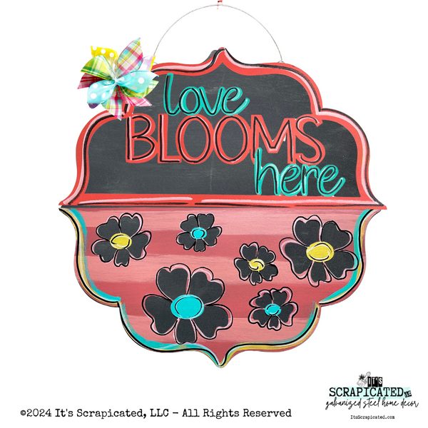 Spring Changeable Door Hanger Door Candy™ Flowers