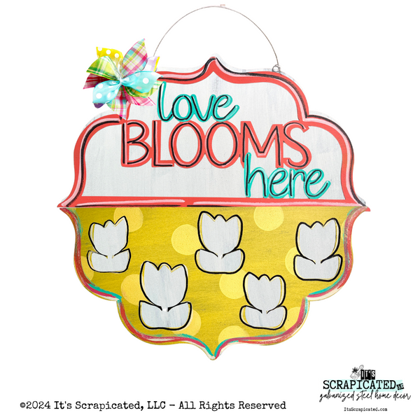Changeable Door Hanger Door Candy™ Cutout Tulips
