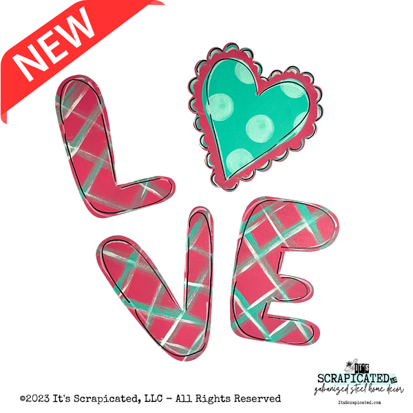 Porch Candy® - LOVE SCALLOP HEART- Design Set