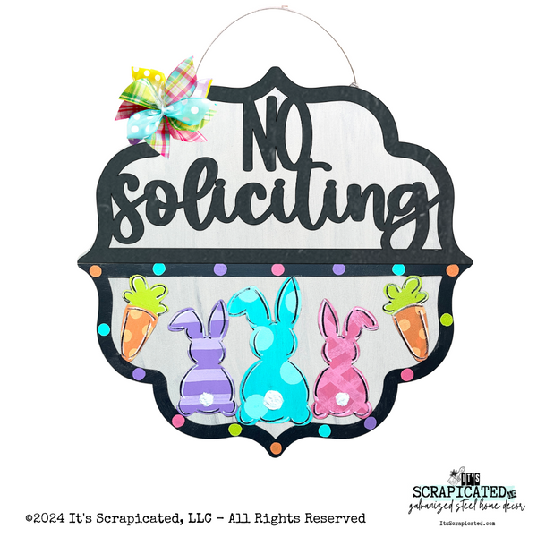 Easter Changeable Door Hanger Door Candy™ 3 Bunnies