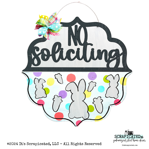 Easter Changeable Door Hanger Door Candy™ Bunnies and Carrots