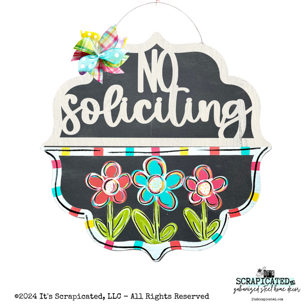 Spring Changeable Door Hanger Door Candy™ 3 Flowers