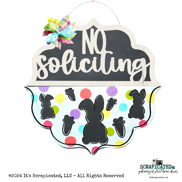 Easter Changeable Door Hanger Door Candy™ Bunnies and Carrots