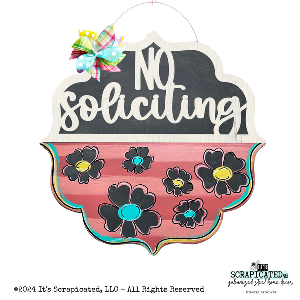 Spring Changeable Door Hanger Door Candy™ Flowers