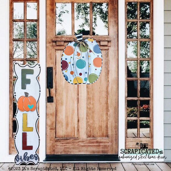 Porch Candy® Fall Changeable Porch Sign Fall Vibes