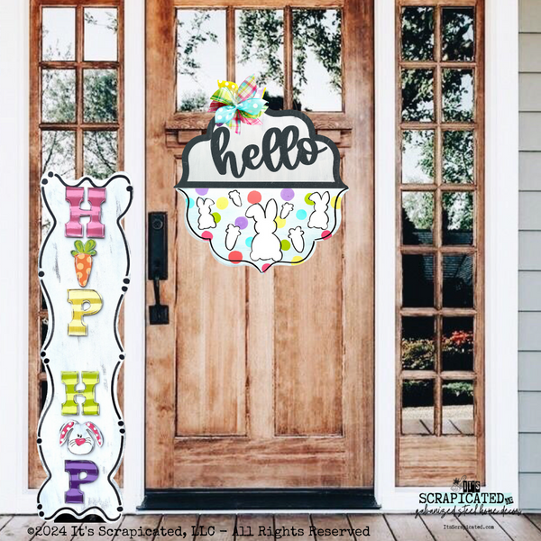 Door Candy™ Bottom - Bunnies and Carrots