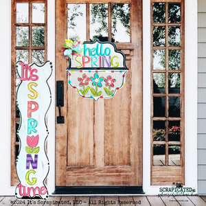 Spring Changeable Door Hanger Door Candy™ 3 Flowers