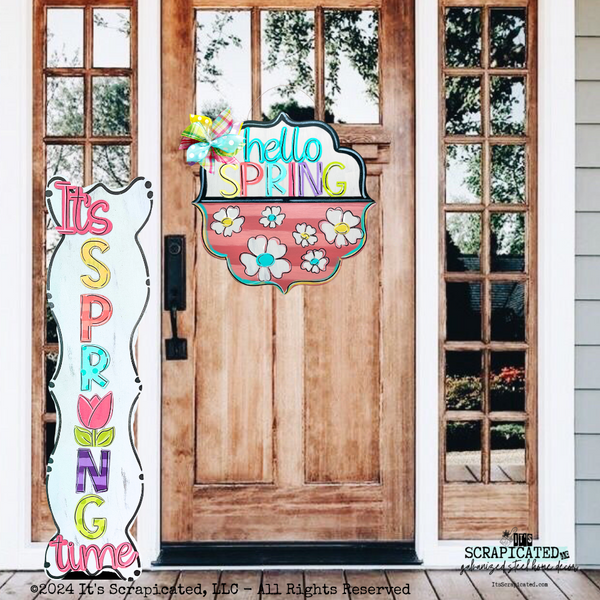 Spring Changeable Door Hanger Door Candy™ Flowers