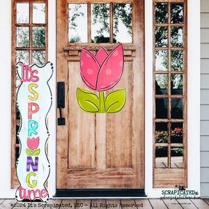Spring Door Hanger Chunky Tulip