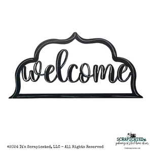 Changeable door hanger Door Candy™ Top Welcome