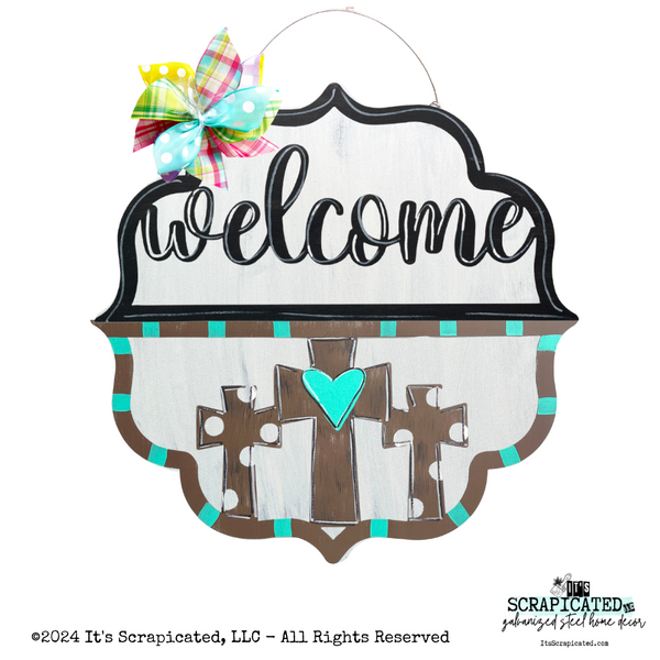 Changeable Door Hanger Bottom 3 Crosses