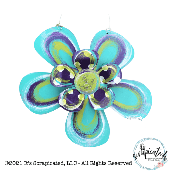 Spring Summer Door Hanger 3 Piece Welcome Flower