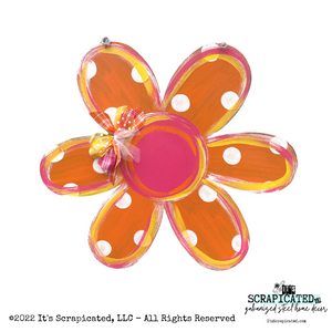 Spring Door Hanger 6 Petal Flower
