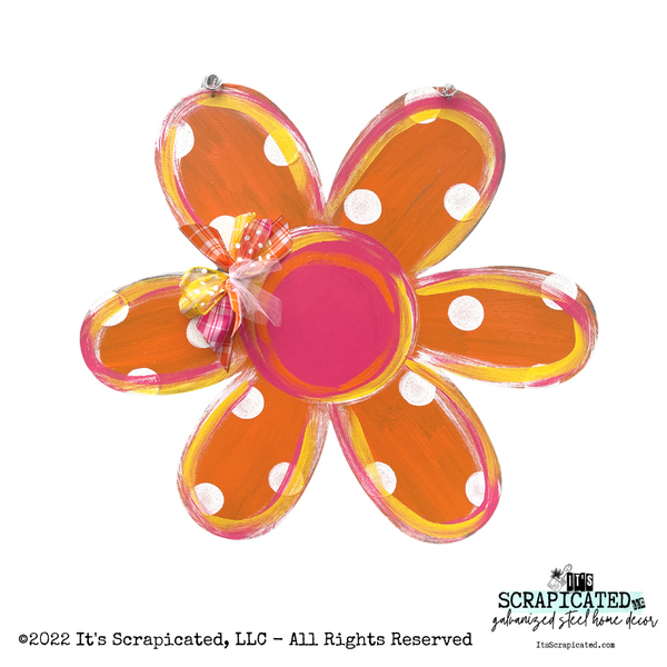 Spring Door Hanger 6 Petal Flower