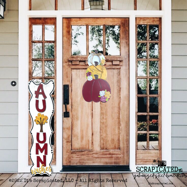 Porch Candy® Fall Changeable Porch Sign Autumn Wishes Tree