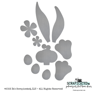 Porch Candy® - BIG BUNNY - Bare Metal Design Set It's Scrapicated, LLC 