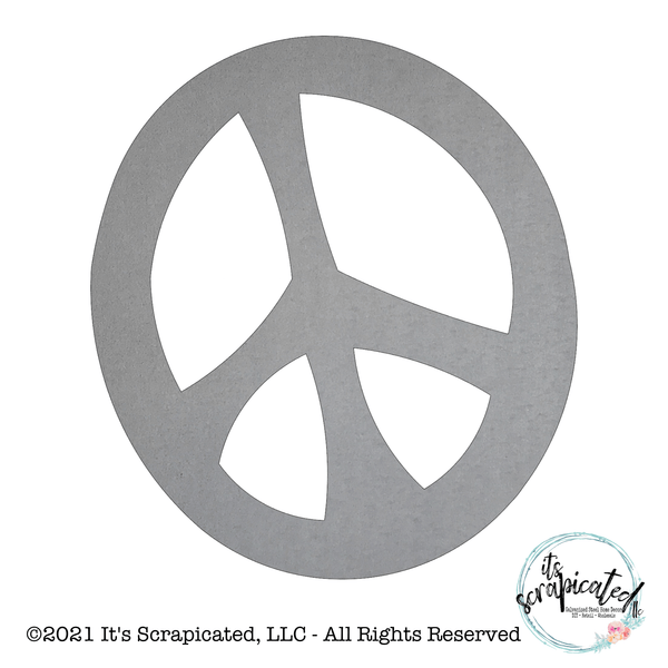 Bare Metal - Peace Sign 22 inch It's Scrapicated, LLC