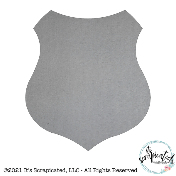 Bare Metal - Police Shield It's Scrapicated, LLC